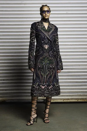 RADEN MULTI-EMBROIDERY COAT