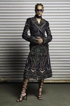 RADEN MULTI-EMBROIDERY COAT