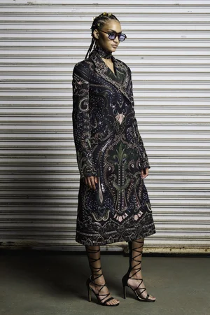 RADEN MULTI-EMBROIDERY COAT
