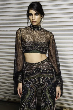 RADEN MULTI-EMBROIDERY TWO-PIECE