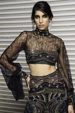 RADEN MULTI-EMBROIDERY TWO-PIECE