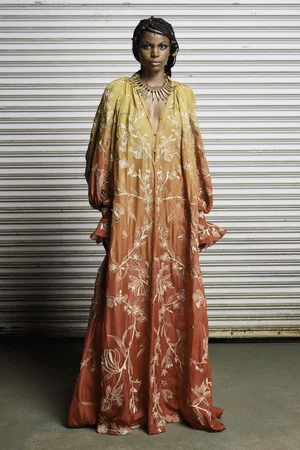 SUNSET DEGRADÉ CHIFFON CAFTAN