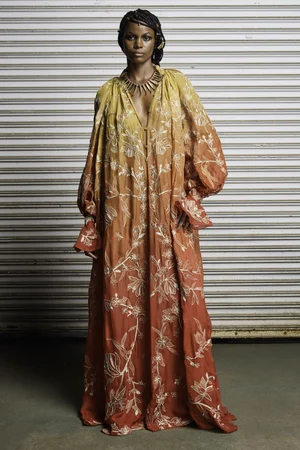 SUNSET DEGRADÉ CHIFFON CAFTAN
