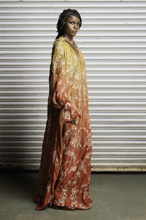SUNSET DEGRADÉ CHIFFON CAFTAN