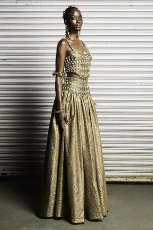 SOLAR MEDALLION GOLDEN JACQUARD SET