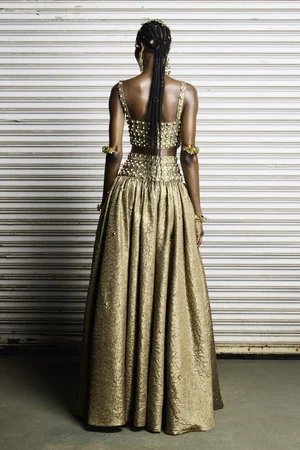 SOLAR MEDALLION GOLDEN JACQUARD SET