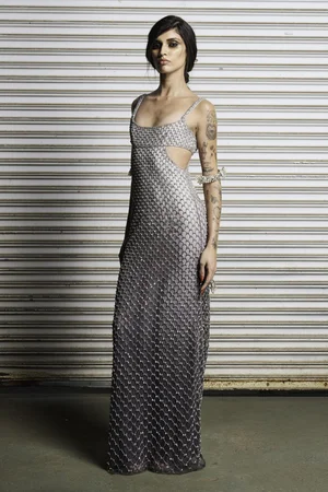 DEGRADÉ SMOKE RETÉ DRESS