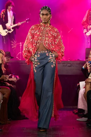 VIS FLORALIS CAFTAN AND PANT