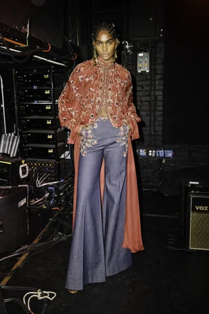 VIS FLORALIS CAFTAN AND PANT