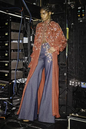 VIS FLORALIS CAFTAN AND PANT