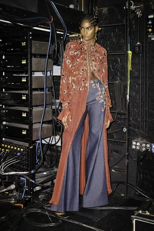 VIS FLORALIS CAFTAN AND PANT