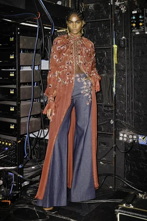 VIS FLORALIS CAFTAN AND PANT