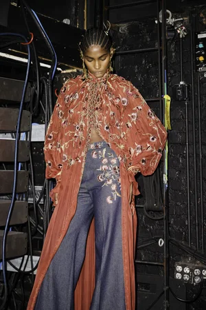 VIS FLORALIS CAFTAN AND PANT