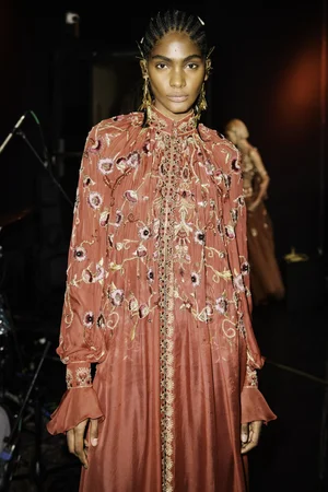VIS FLORALIS CAFTAN AND PANT