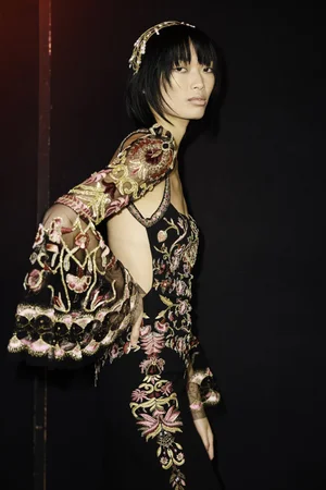 VIS FLORALIS LILY DRESS AND SLEEVES