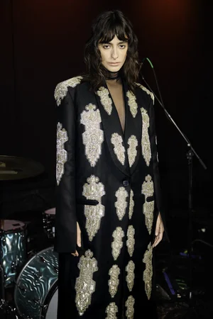 GEO DECO DEUX COAT