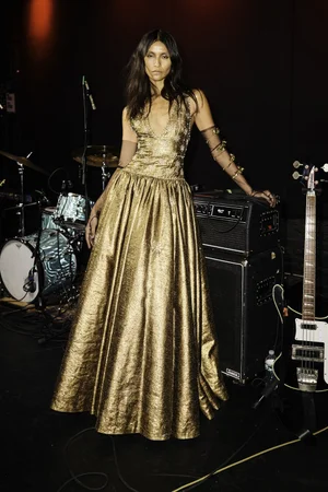 STELLATA RETE ORO DRESS