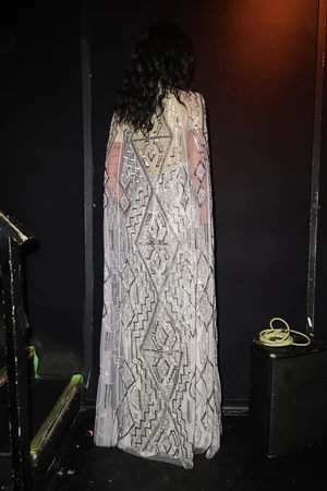 GEO DECO DEUX ARROWS DRESS AND CAPE