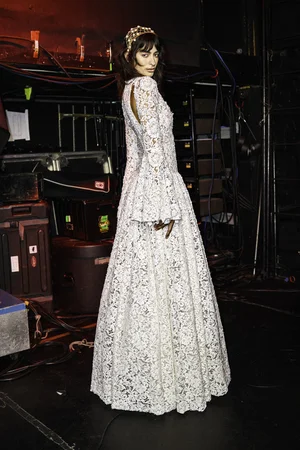 DENTELLE TROIS DRESS AND SLEEVE