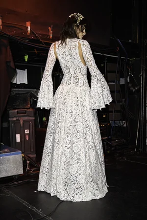 DENTELLE TROIS DRESS AND SLEEVE