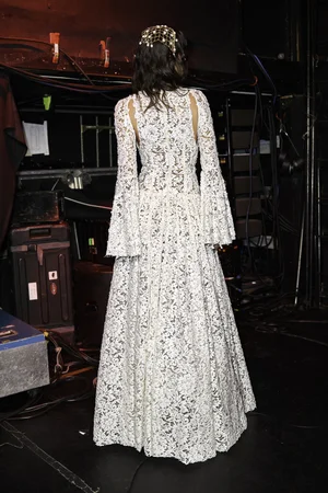 DENTELLE TROIS DRESS AND SLEEVE