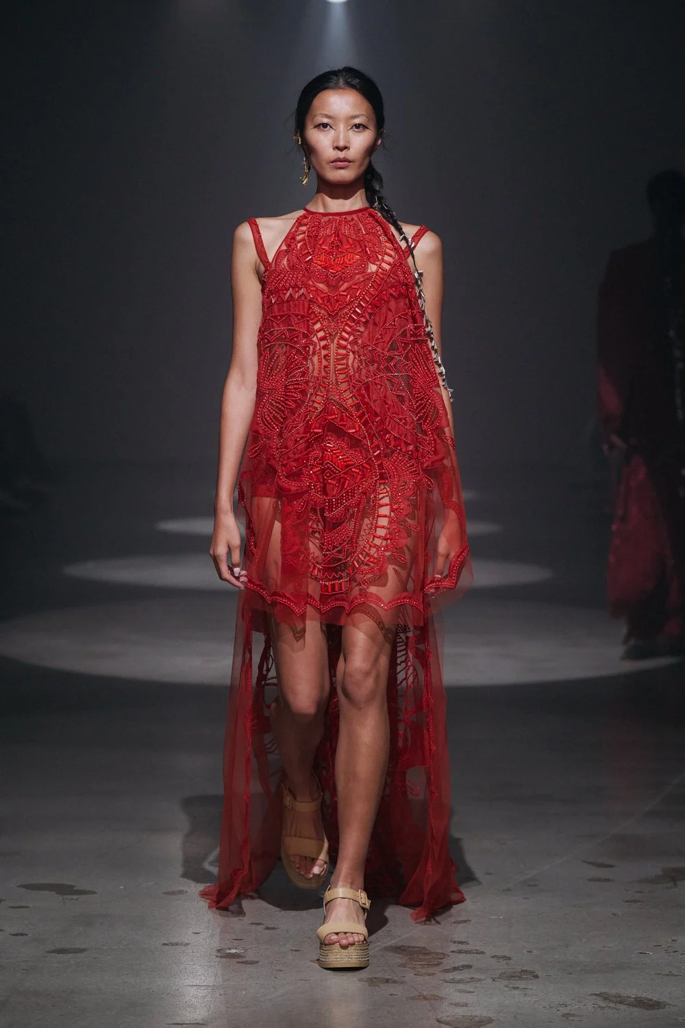 REVÉ CAPED DRESS