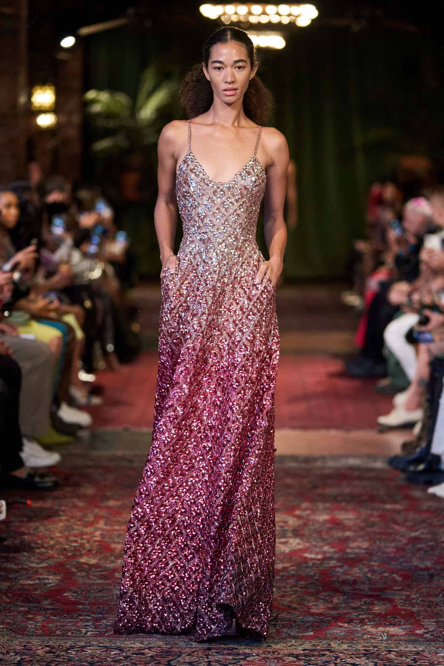 DEGRADÉ MEDALLION DRESS