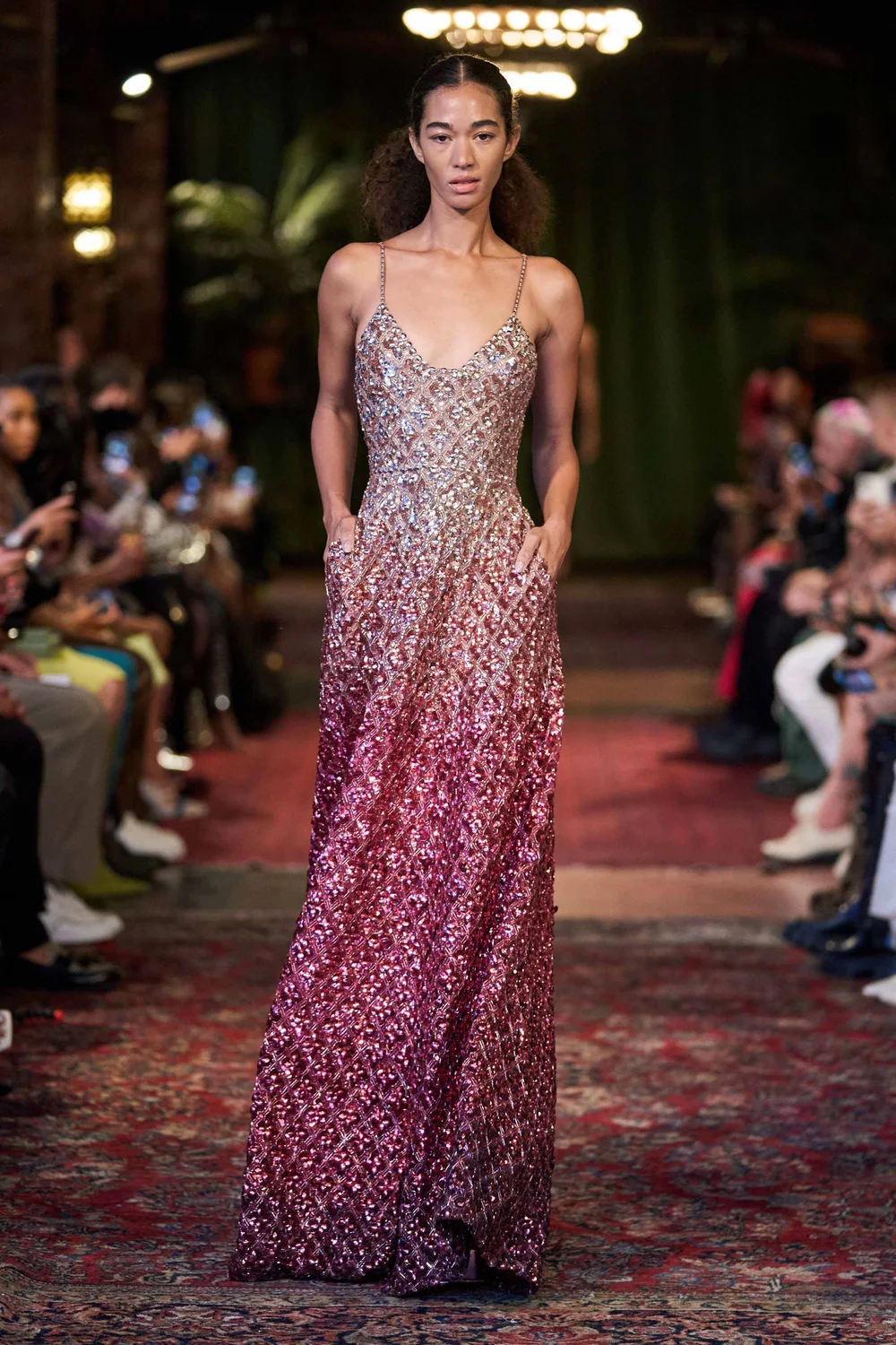 DEGRADÉ MEDALLION DRESS