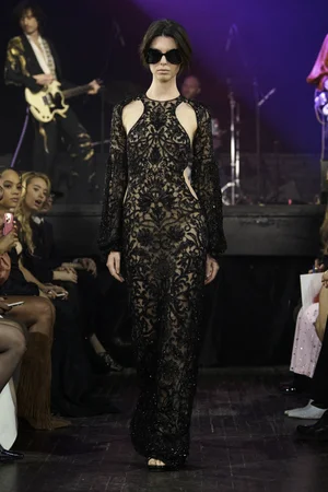 LILY DENTELLE NOIR DRESS