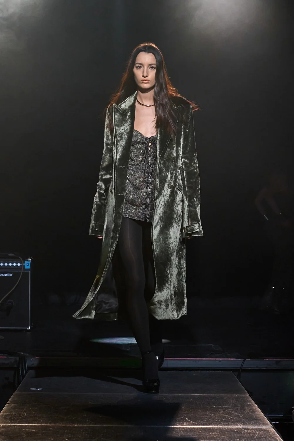 CHRYSALIS MINI DRESS AND VELVET COAT