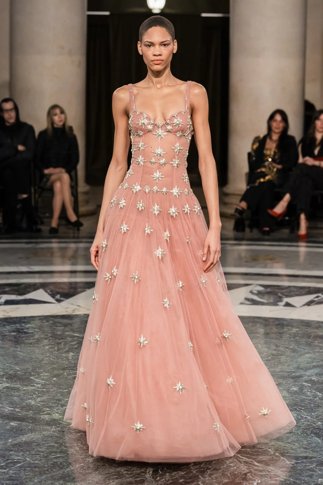 PEARL MEDALLION CABOCHON DRESS