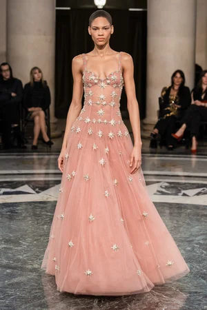 PEARL MEDALLION CABOCHON DRESS