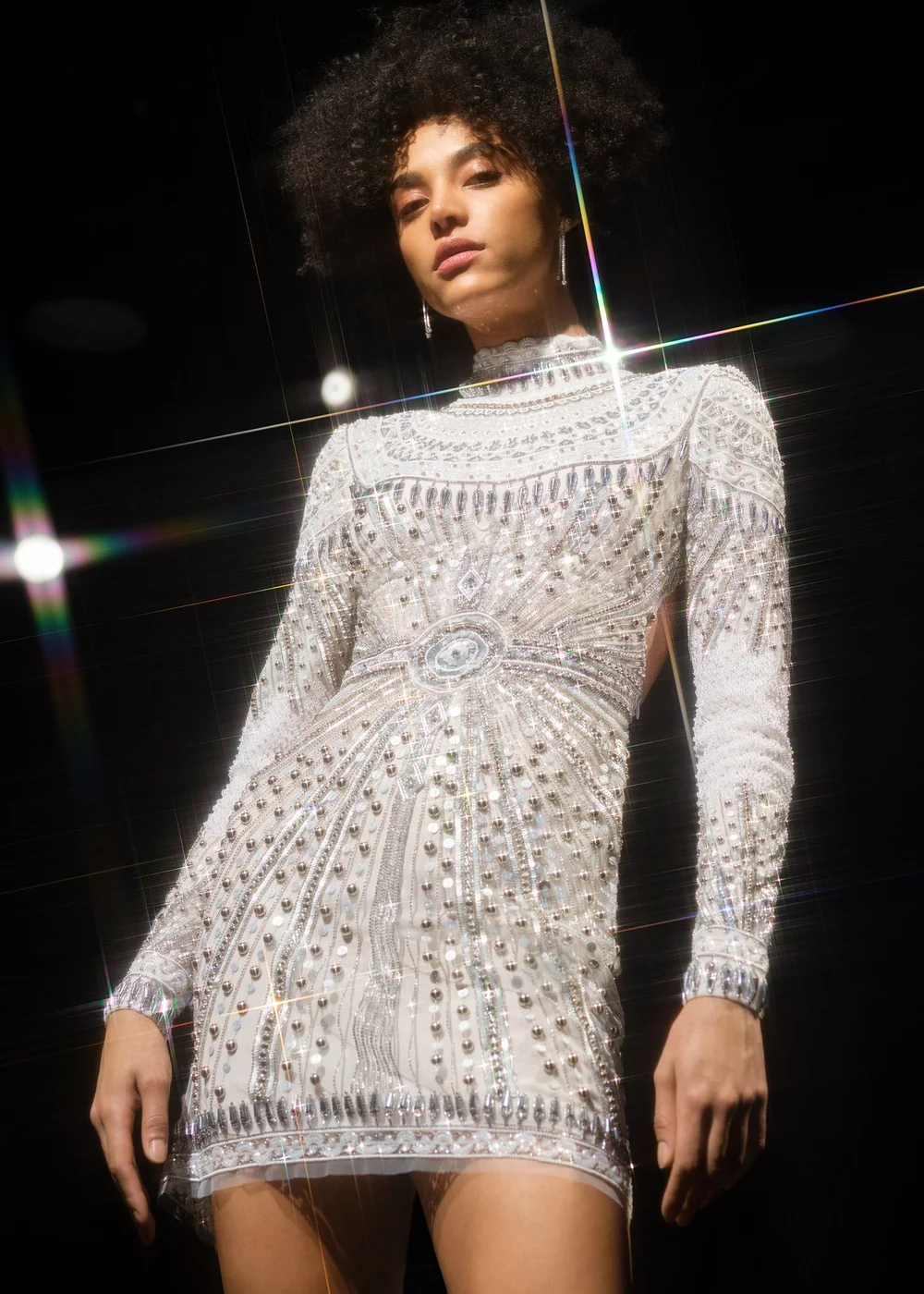 WHITE TENDRE DRESS