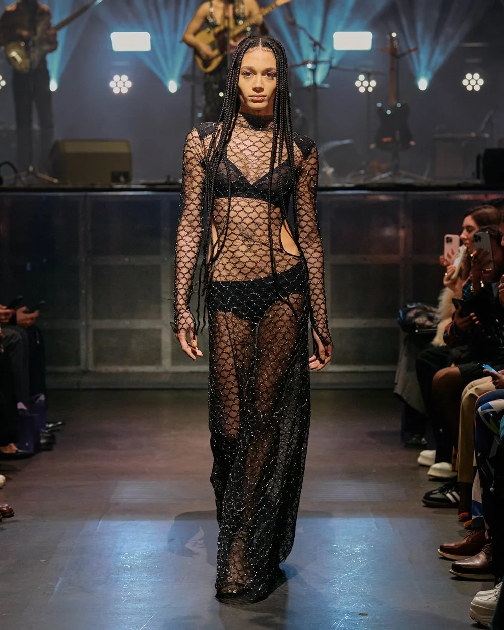 RETE 30 NETTING DRESS