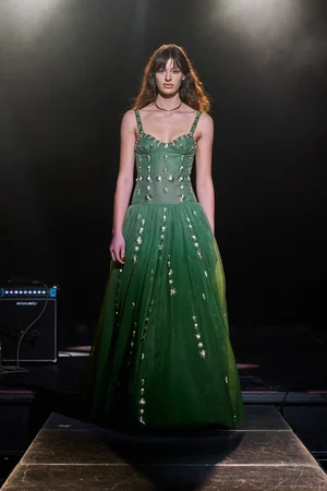 DEGRADÉ PENDANT MEDALLION JADE DRESS