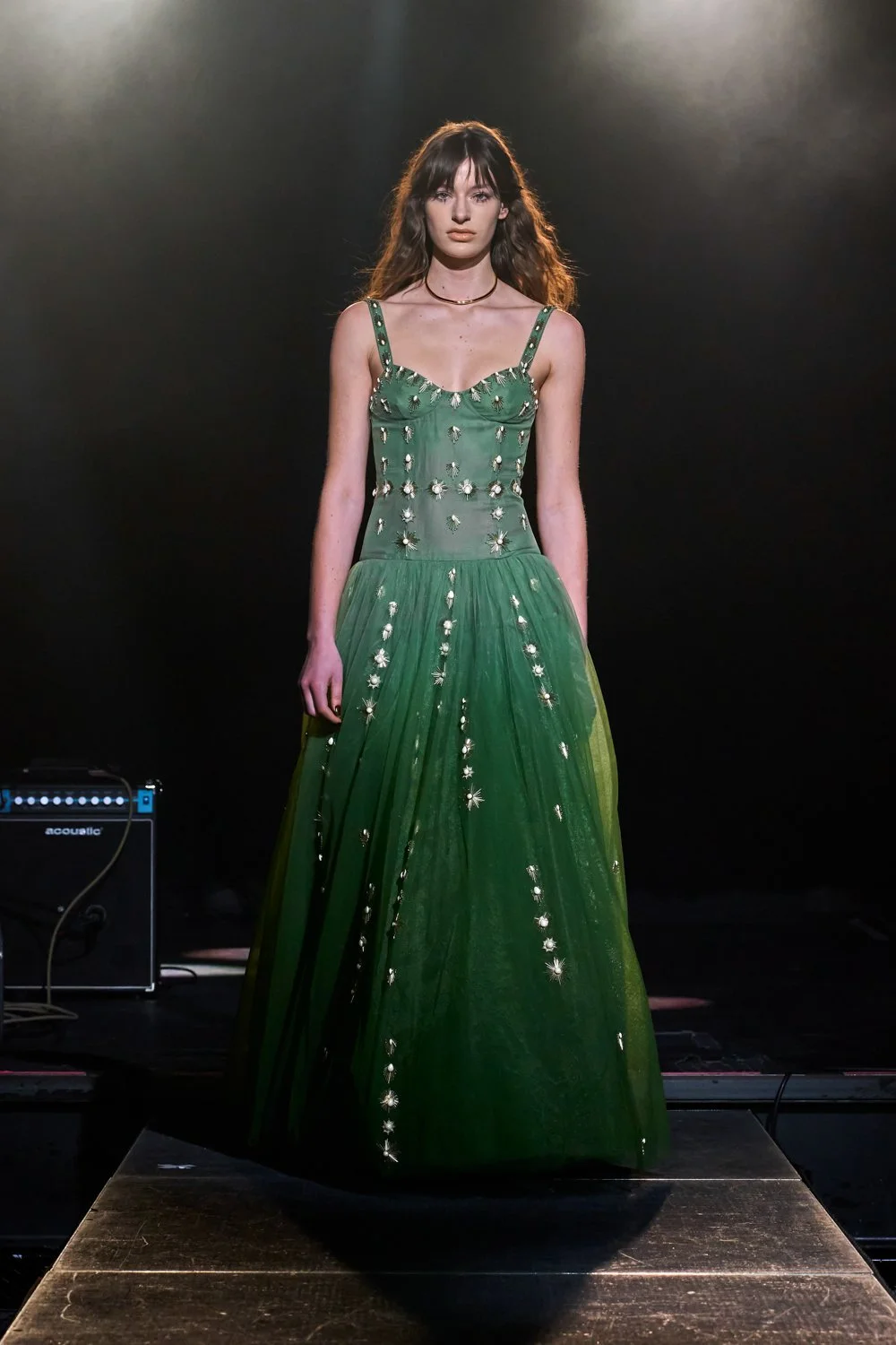 DEGRADÉ PENDANT MEDALLION JADE DRESS