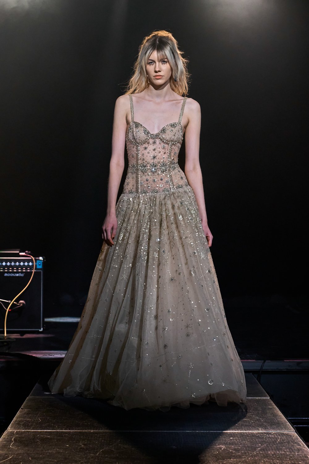 CHAMPAGNE CONSTELLATION DRESS