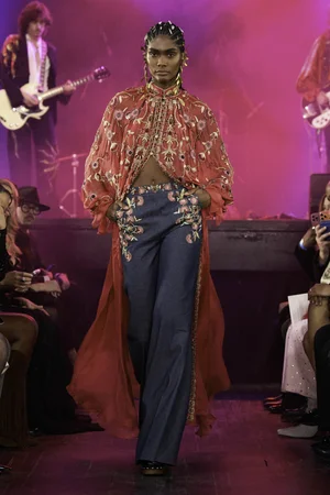 VIS FLORALIS CAFTAN AND PANT