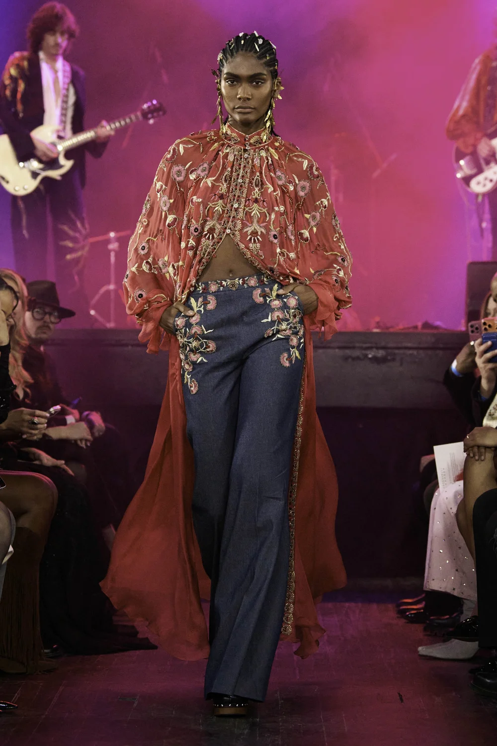 VIS FLORALIS CAFTAN AND PANT