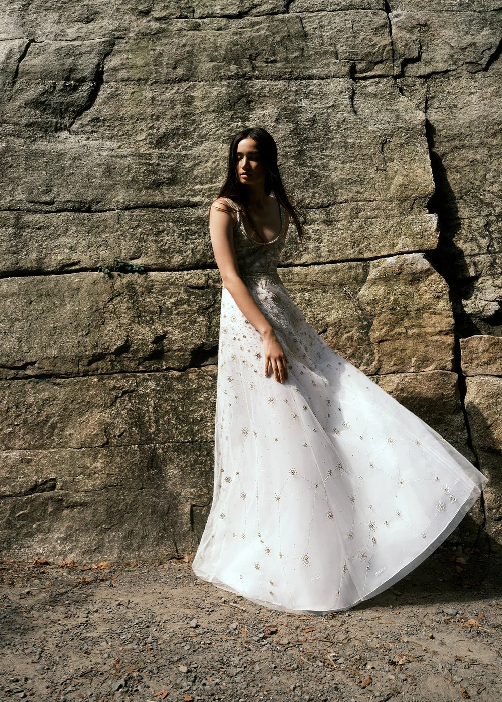 CONSTELLATION OPEN BACK DRESS