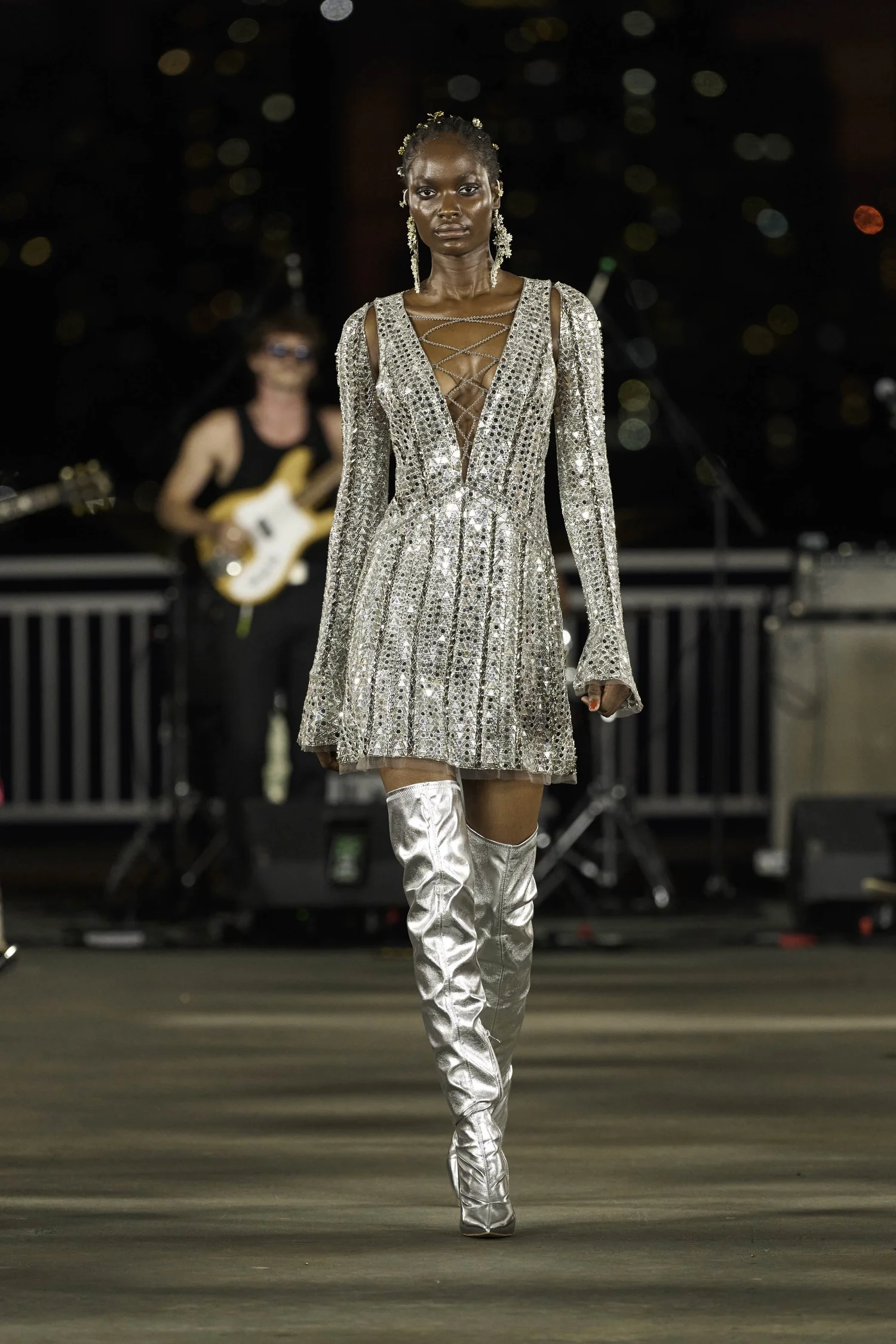 MIRRORED MINI DRESS