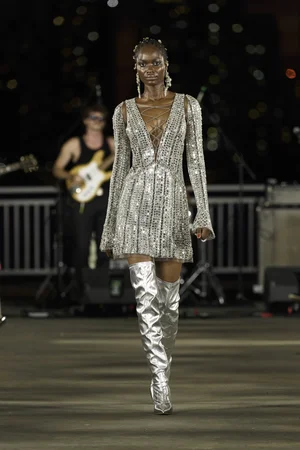 MIRRORED MINI DRESS