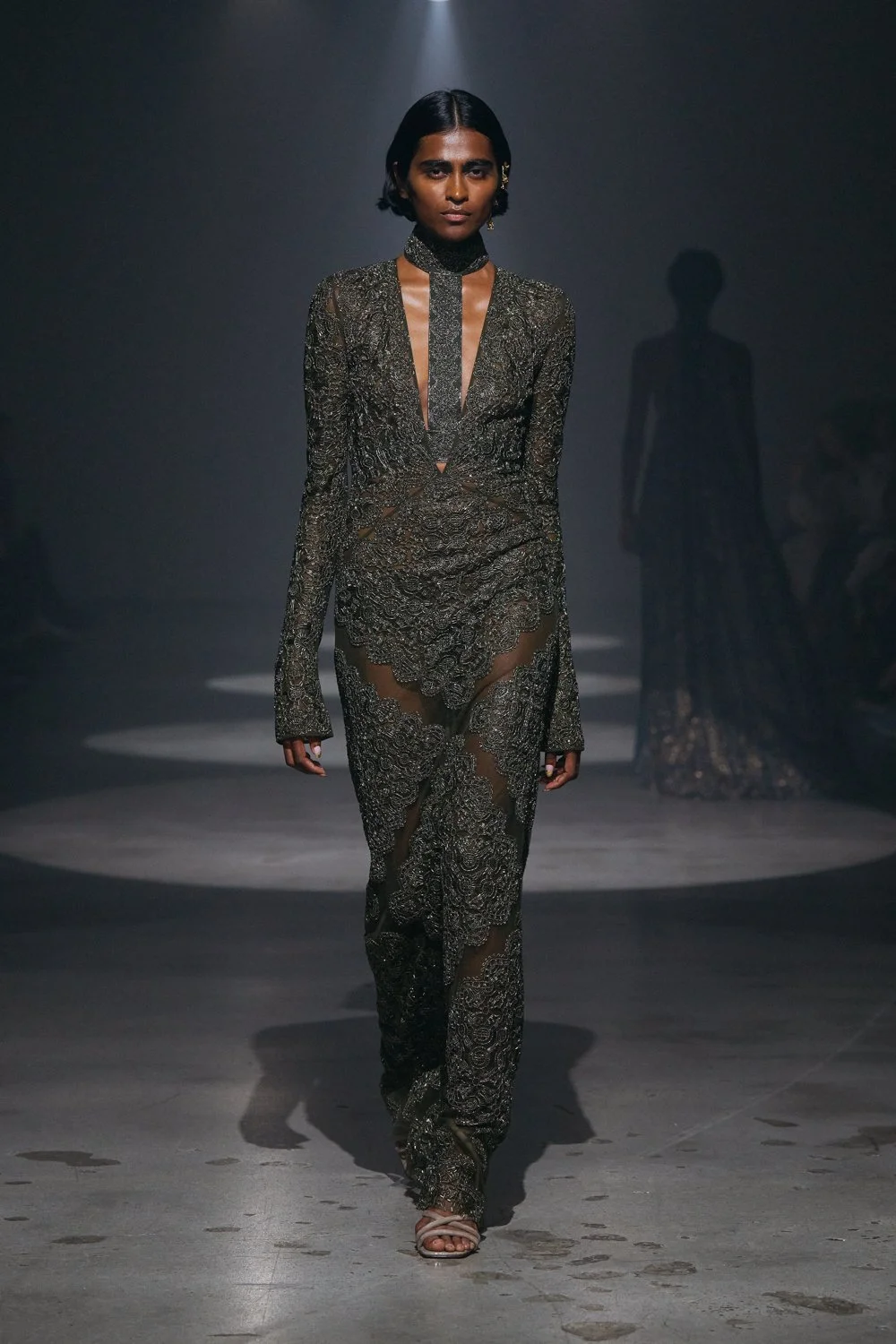 GEO DENTELLE DRESS