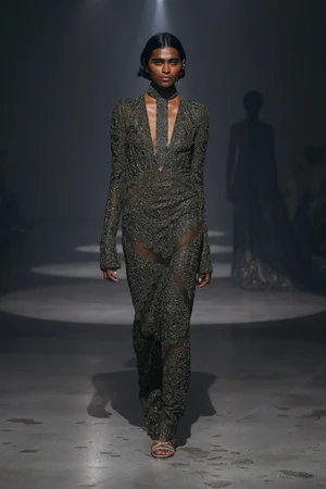 GEO DENTELLE DRESS