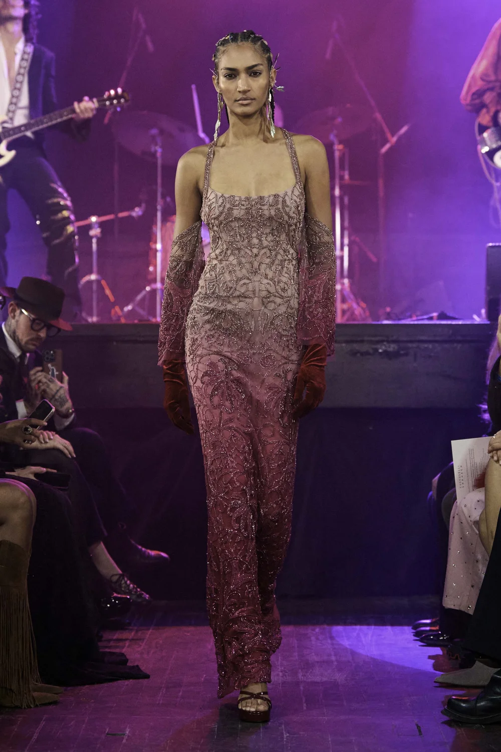 LILY DENTELLE DEGRADÉ DRESS