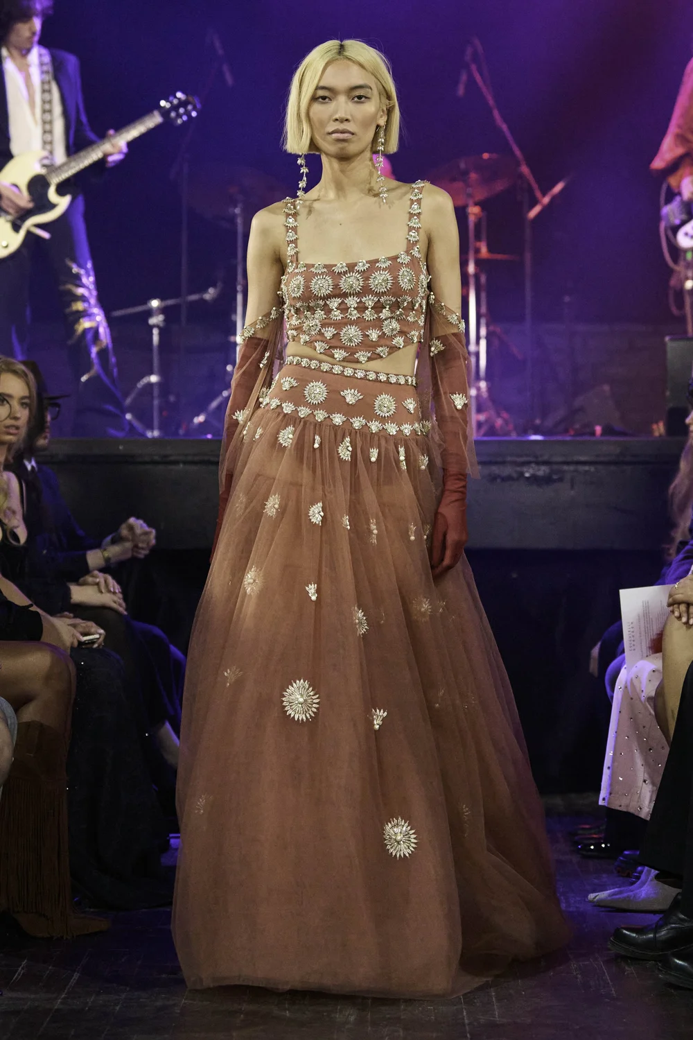LILY CABOCHON MEDALLION TOP AND SKIRT