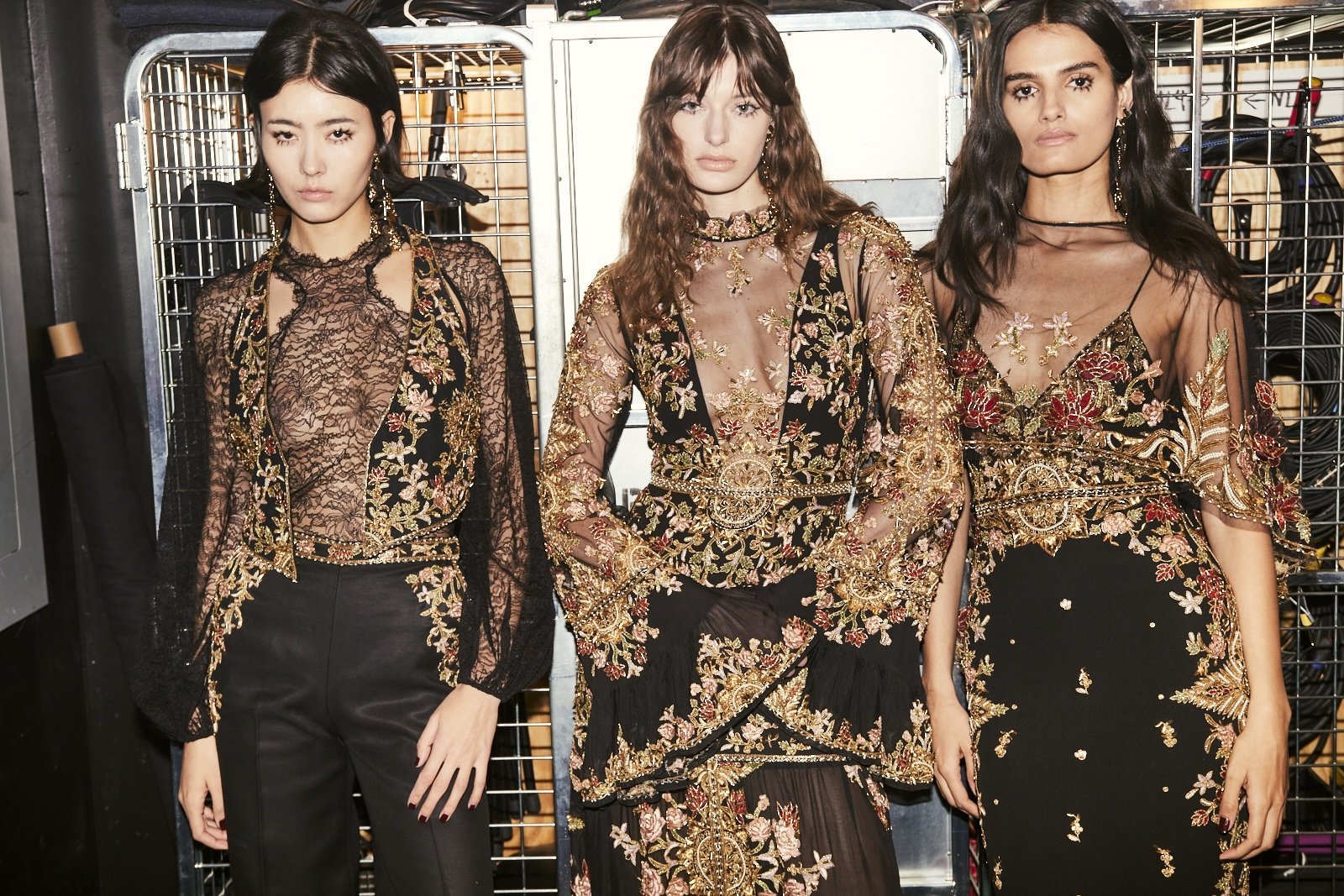 crystal embroidered grid cocktail dress Black Mermaid Crystal Rhinestone Prom Dress – FIT FOR THE FASHIONABLES main image 1