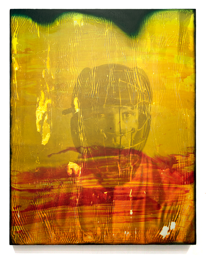   Untitled . 2014 acrylic and photo-transfer on canvas 