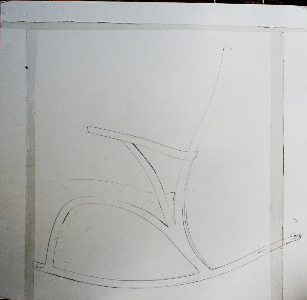 Full-scale sketch based on the comfort prototype