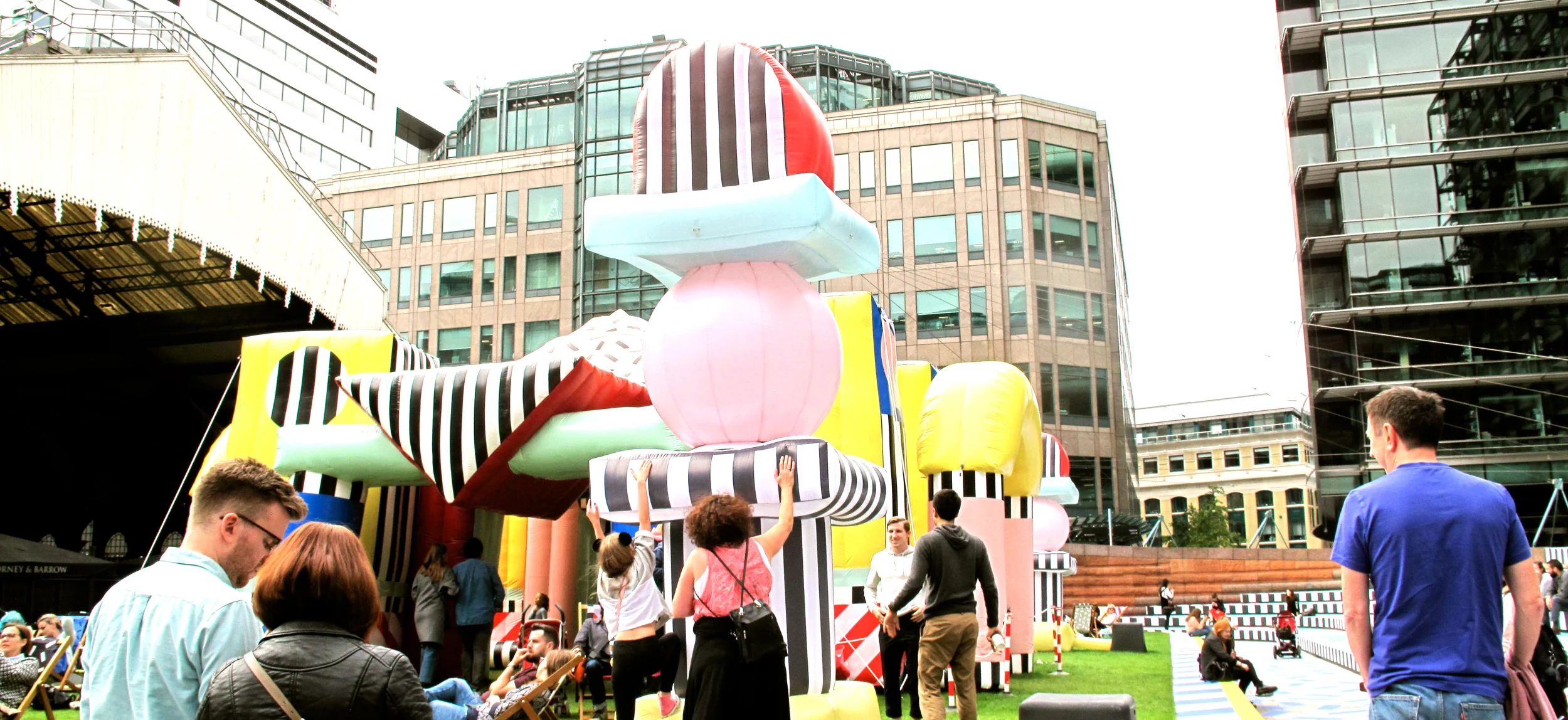 Sculptural from afar, this exhibit comes to life up close with visitor interaction